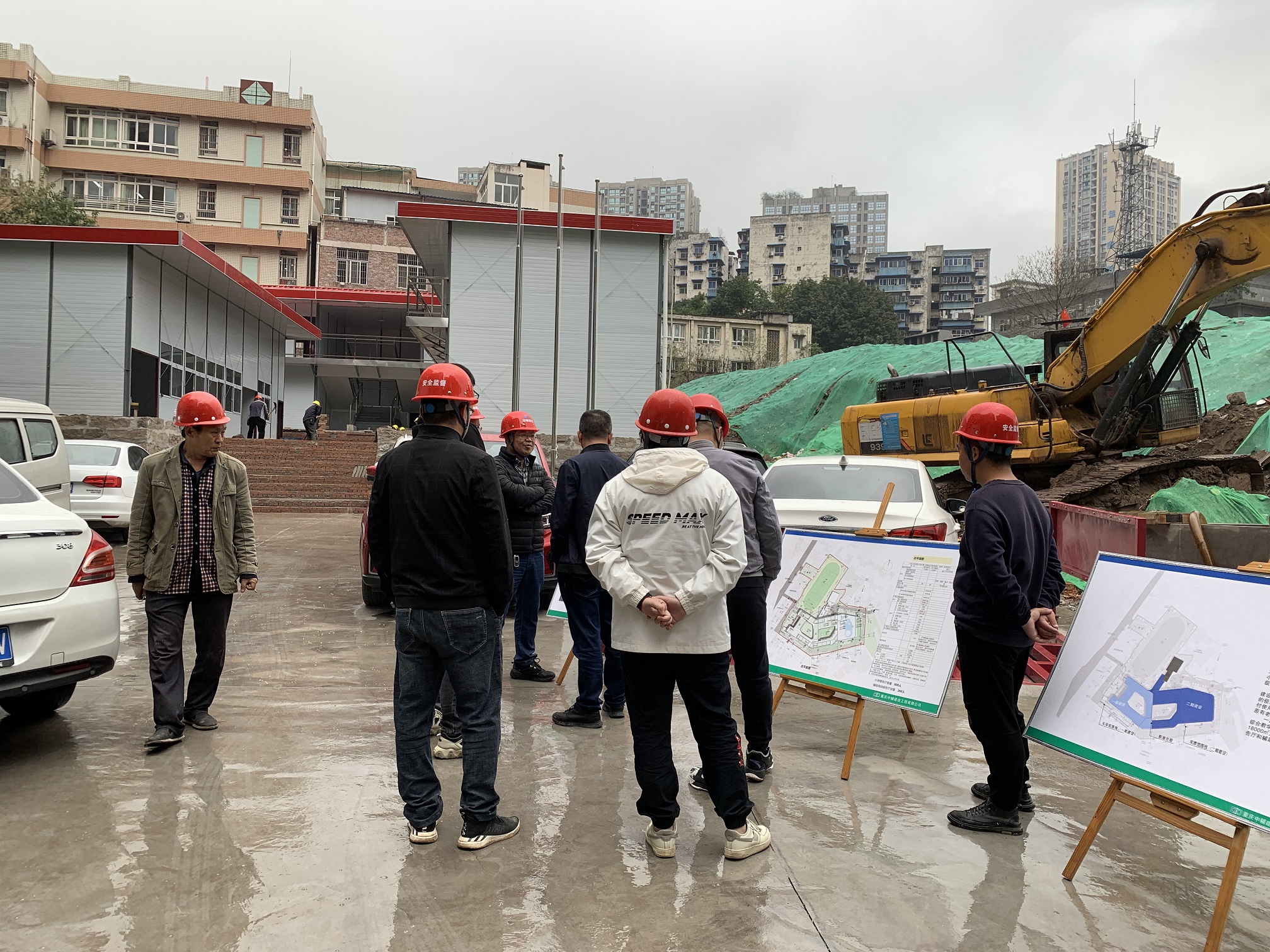 2023年3月23日建桥公司领导检查施工现场